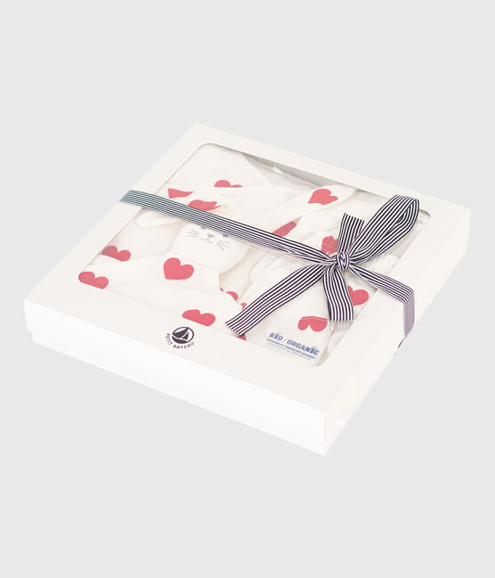 Coffret cadeau naissance cœur variante 1
