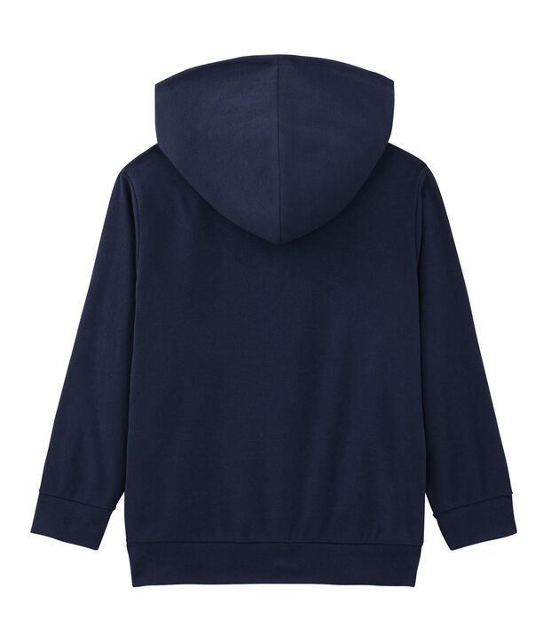 Sweatshirt &agrave; capuche enfant gar&ccedil;on bleu marine