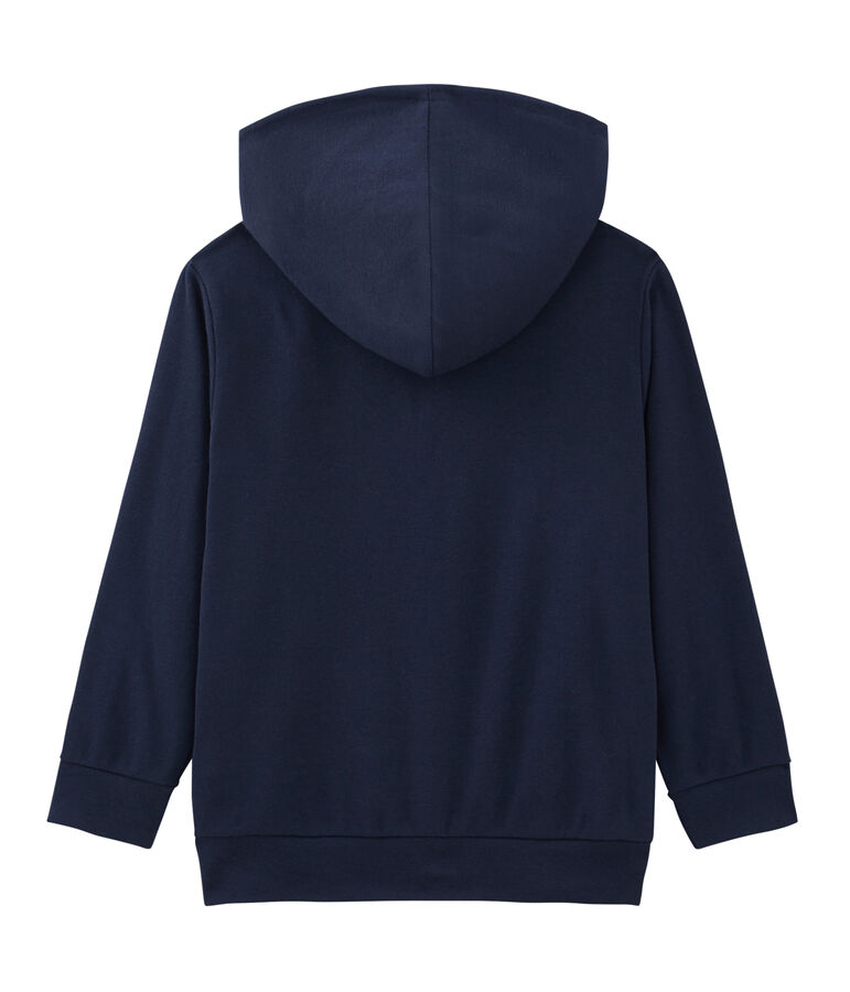 Sweatshirt &agrave; capuche enfant gar&ccedil;on bleu