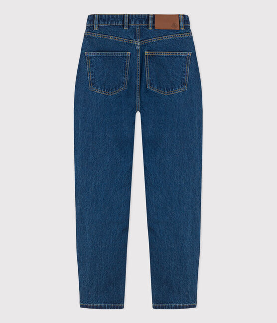 Jean responsable en coton Femme bleu BLEU DELAVE