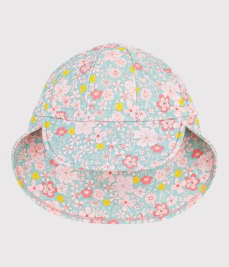 Casquette Anti-UV  b&eacute;b&eacute; imprim&eacute; fleurs