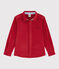 Chemise en velours enfant garçon rouge TERKUIT