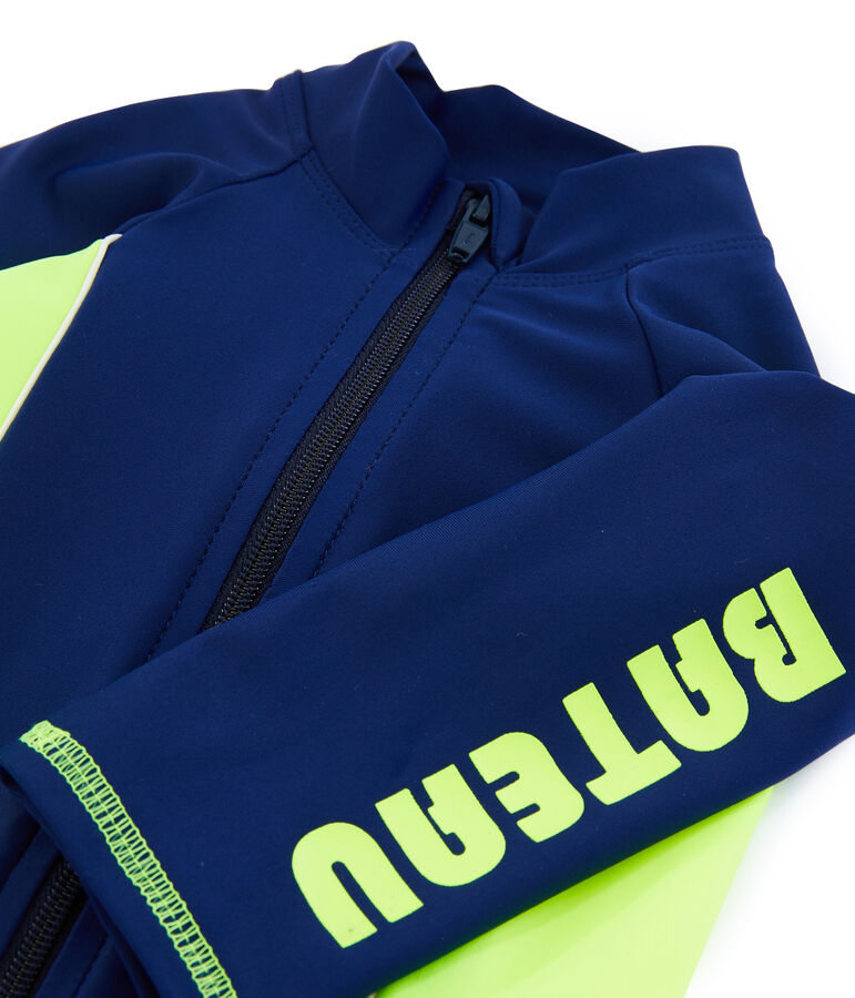 Combinaison &eacute;coresponsable enfant gar&ccedil;on bleu SMOKING