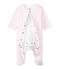 Bodyjama Bébé mixte rose VIENNE/blanc ECUME