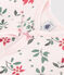 Pyjama bébé en coton sans pieds fleuri rose FLEUR/blanc MULTICO