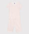 Pyjama capri enfant en coton imprimé fleuri MARSHMALLOW/ PANTY