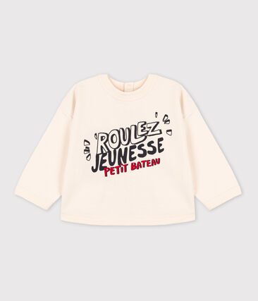 PETIT BATEAU - Sweatshirt bébé en coton