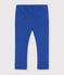 Legging b&eacute;b&eacute; en coton uni bleu