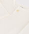 Tee-shirt manches longues bébé en coton blanc MARSHMALLOW