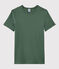 T-shirt col rond iconique en coton Femme vert VALLEE