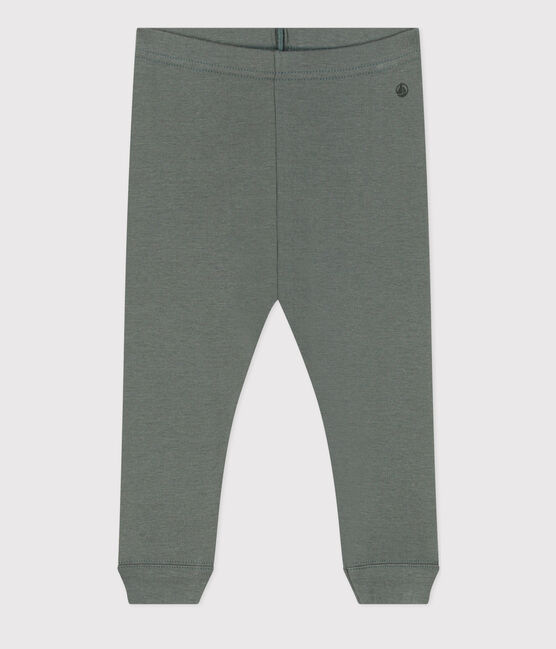 Legging en coton bébé vert THUYA
