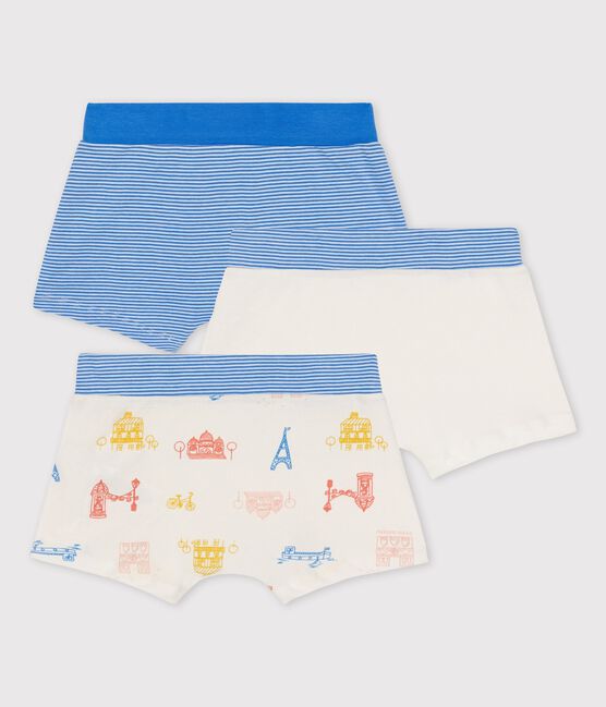 Lot de 3 boxers petit garçon Paris en coton variante 1