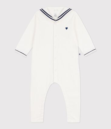 Pyjama bébé sans pieds en coton à col vareuse