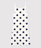 Robe à bretelles à pois en coton Femme blanc MARSHMALLOW/bleu MEDIEVAL