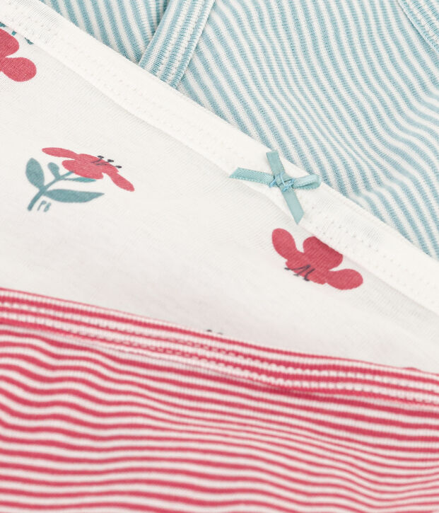 Lot 3 culottes en coton Femme multicouleur