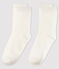 Lot de 2 de paires de chaussettes garçon blanc ECUME