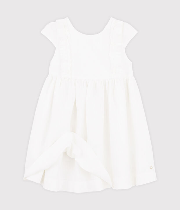Robe de c&eacute;r&eacute;monie enfant fille blanc