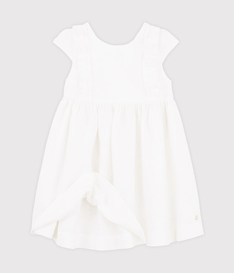 Robe de c&eacute;r&eacute;monie enfant fille blanc