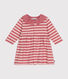 Robe manches longues en jersey épais bébé