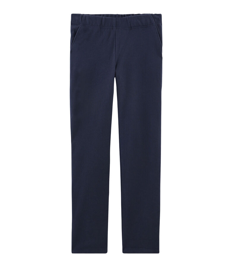 Pantalon femme bleu
