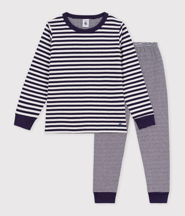 Pyjama enfant en tubique à rayures