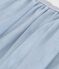 Jupe en tulle enfant unie pailletée bleu CO2/ ARGENT