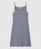 Nuisette en coton Femme bleu SMOKING/blanc MARSHMALLOW