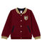 Cardigan en molleton violet OGRE