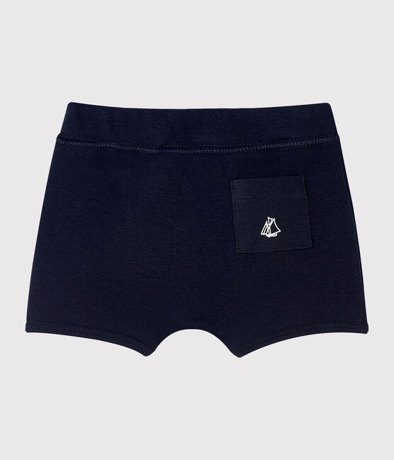 Short bébé mixte uni bleu SMOKING