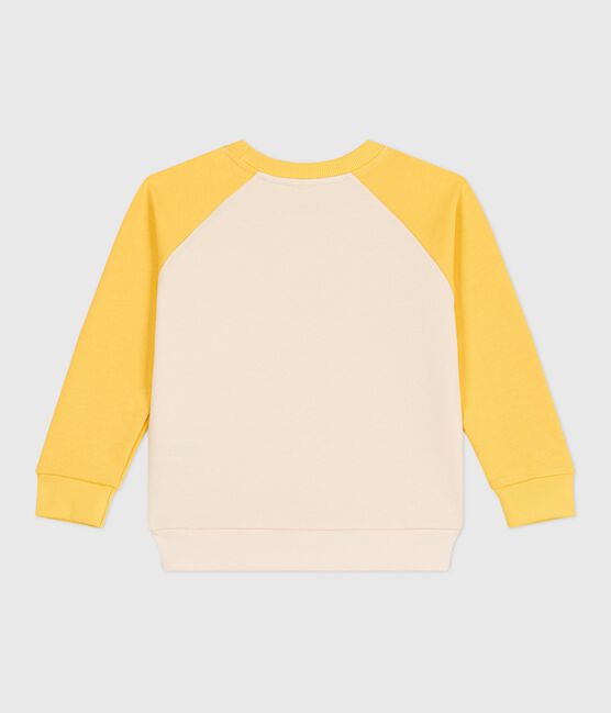 Sweatshirt enfant mixte en coton ORGE/ MULTICO