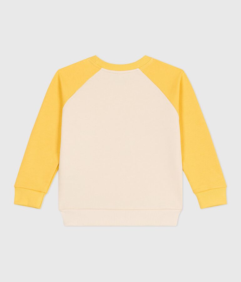 Sweatshirt enfant mixte en coton ORGE/ MULTICO
