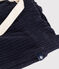 Pantalon large en velours fin enfant fille bleu SMOKING