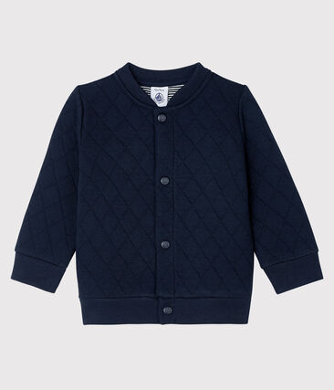 PETIT BATEAU - Cardigan bébé garçon en tubique matelassé