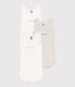 Lot de 3 bodies sans manches en coton uni bébé