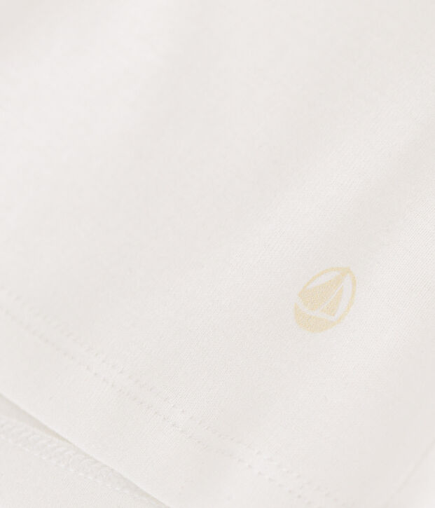 TEE-SHIRT L'ICONIQUE COCOTTE EN COTON FEMME blanc