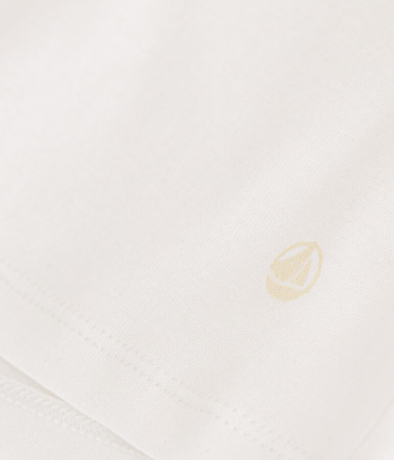 TEE-SHIRT L'ICONIQUE COCOTTE EN COTON FEMME blanc ECUME