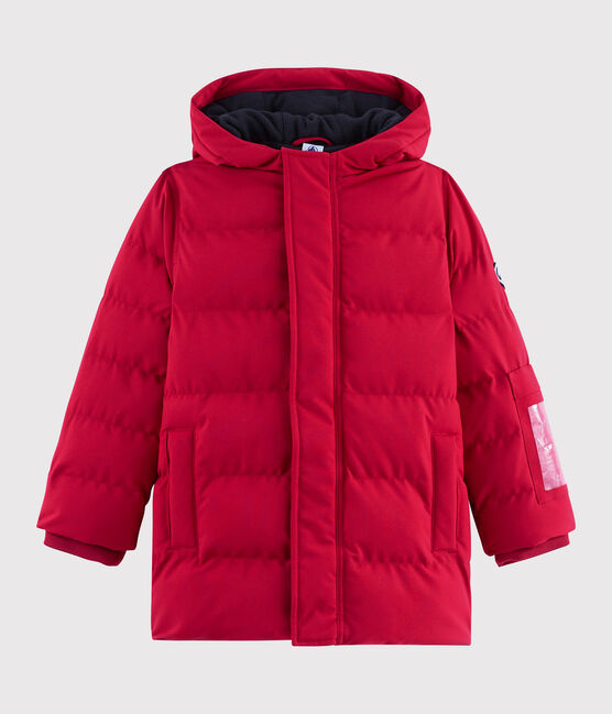 Doudoune de ski enfant garçon/fille rouge TERKUIT