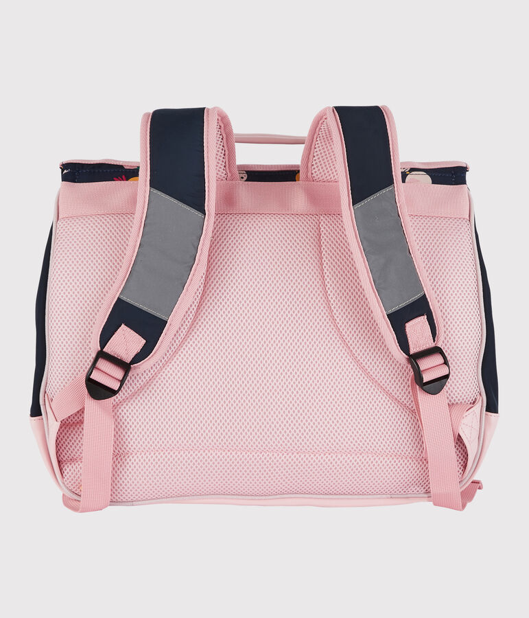 Cartable enfant fille-gar&ccedil;on bleu SMOKING/blanc MULTICO