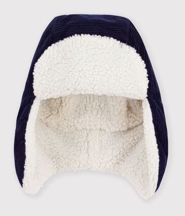 Chapka enfant en velours doublé sherpa