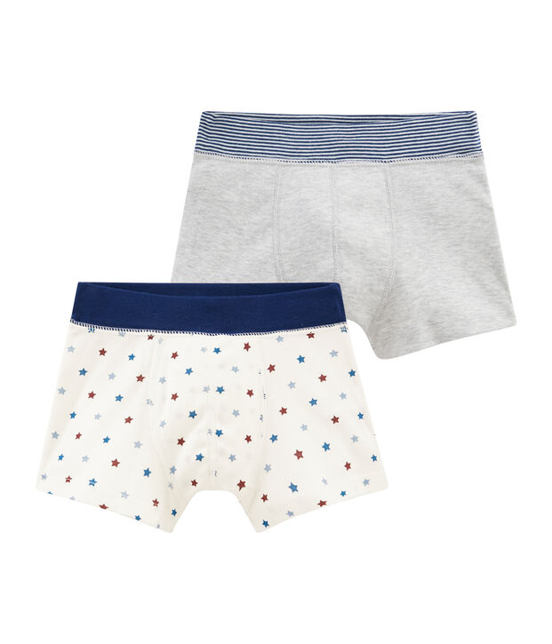 Duo de boxers petit gar&ccedil;on multicouleur