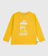 Tee-shirt enfant manches longues en coton imprimé