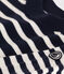 Pull rayé en laine et coton enfant bleu SMOKING/blanc MARSHMALLOW