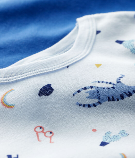 Lot de 2 tee-shirts manches courtes animaux yoga petit garçon variante 1
