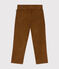 Pantalon droit en velours enfant garçon marron CUIVRE