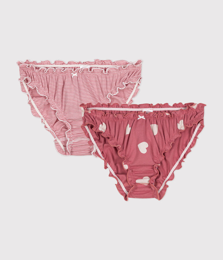 Lot de 2 culottes froufrou en coton femme variante 1