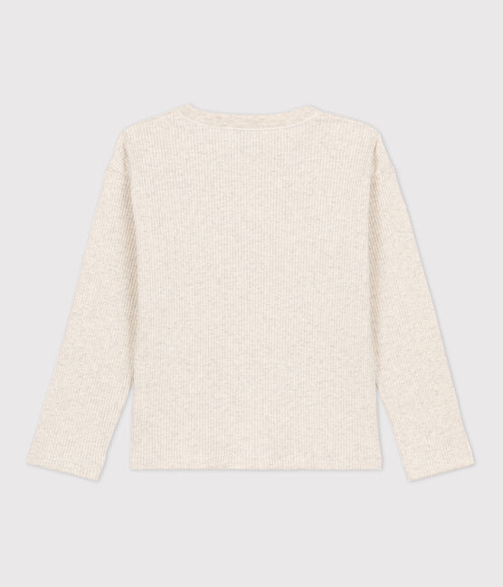 Tee-shirt en coton enfant garçon beige MONTELIMAR CHINE