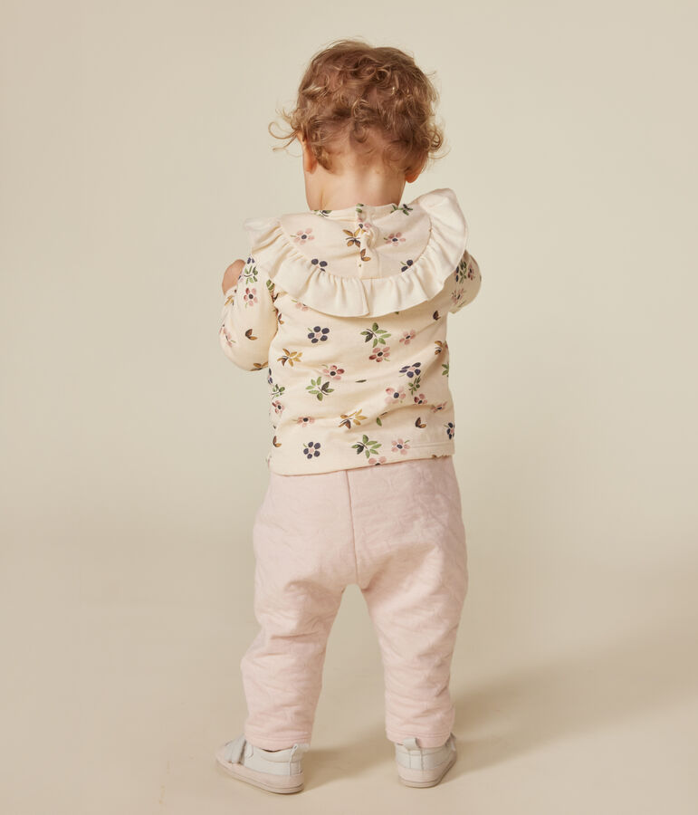 Blouse en tubique b&eacute;b&eacute; blanc AVALANCHE/ MULTICO