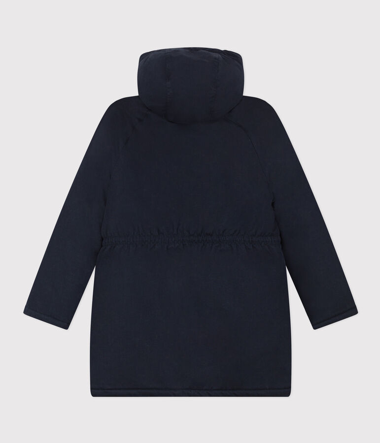 Parka doubl&eacute;e sherpa Femme bleu SMOKING