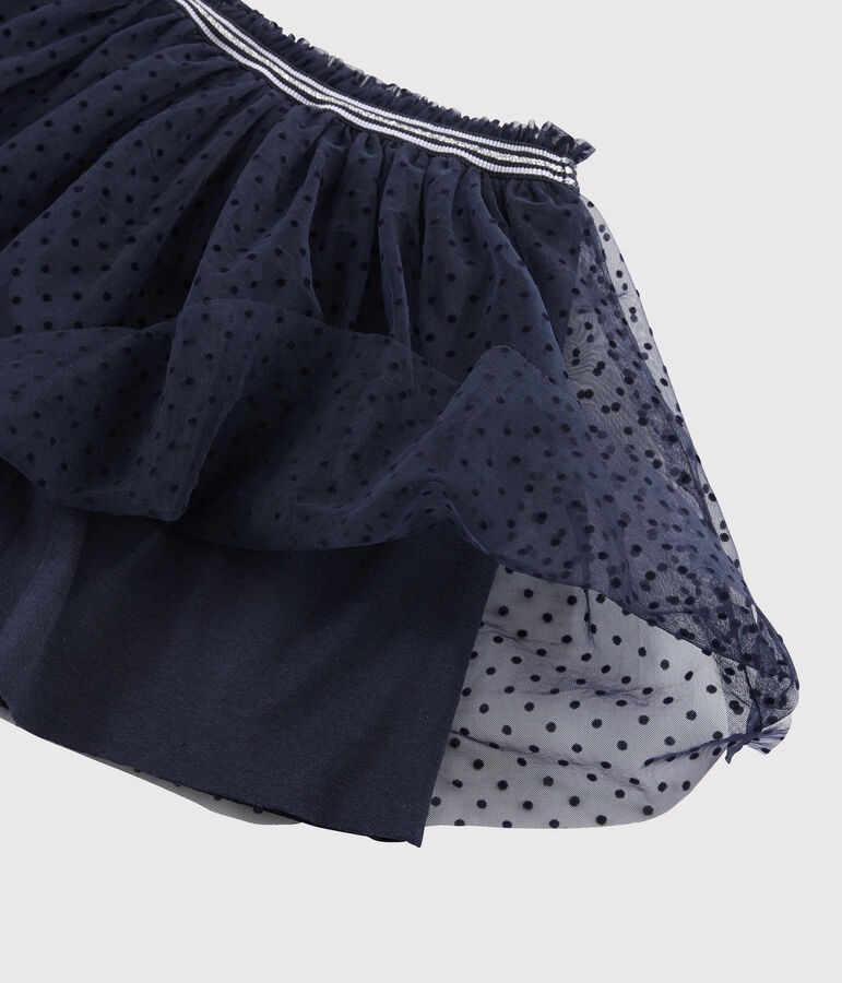 Jupe en tulle enfant fille bleu SMOKING