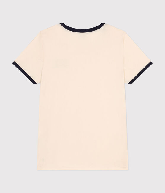 Tee-shirt Le Droit Paris en coton femme écru AVALANCHE